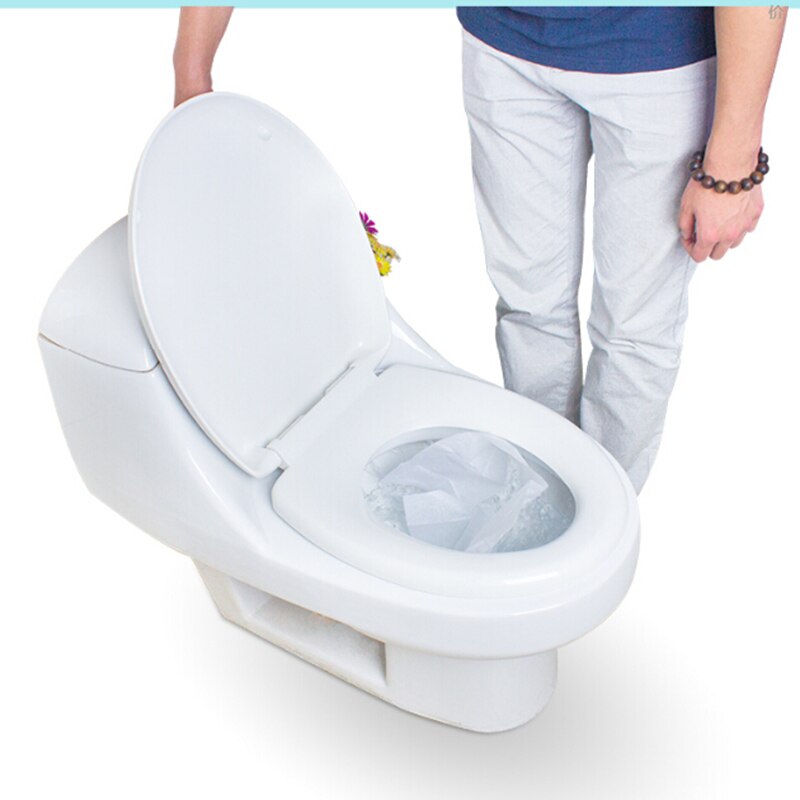 10 unids/set viajes funda desechable para asiento de inodoro wc mat 100% cubierta de papel para inodoro impermeable accesorios de baño