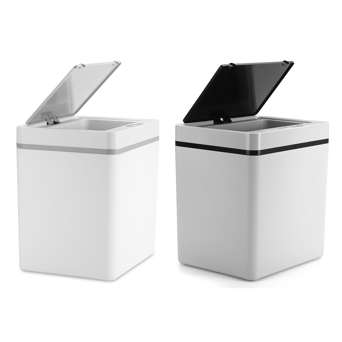 13L Induction Trash Can Automatic Touchless Infrared Intelligent Motion Sensor Waste Bin USB Rechargeable Household Trash Can