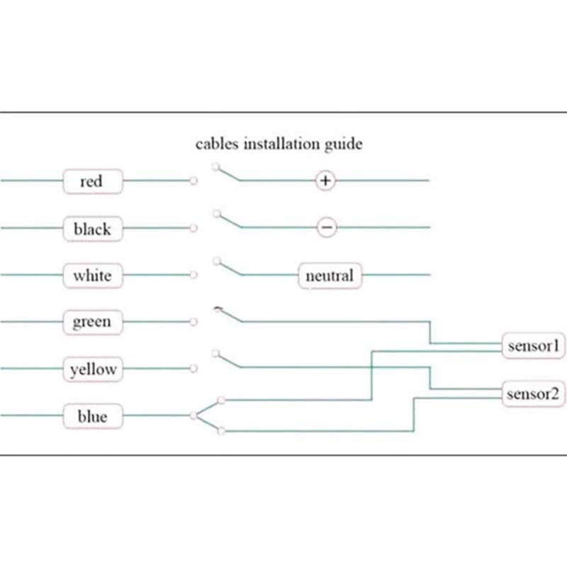 LED Universal Digital Gear Indicator Motorcycle Display Shift Lever Sensor