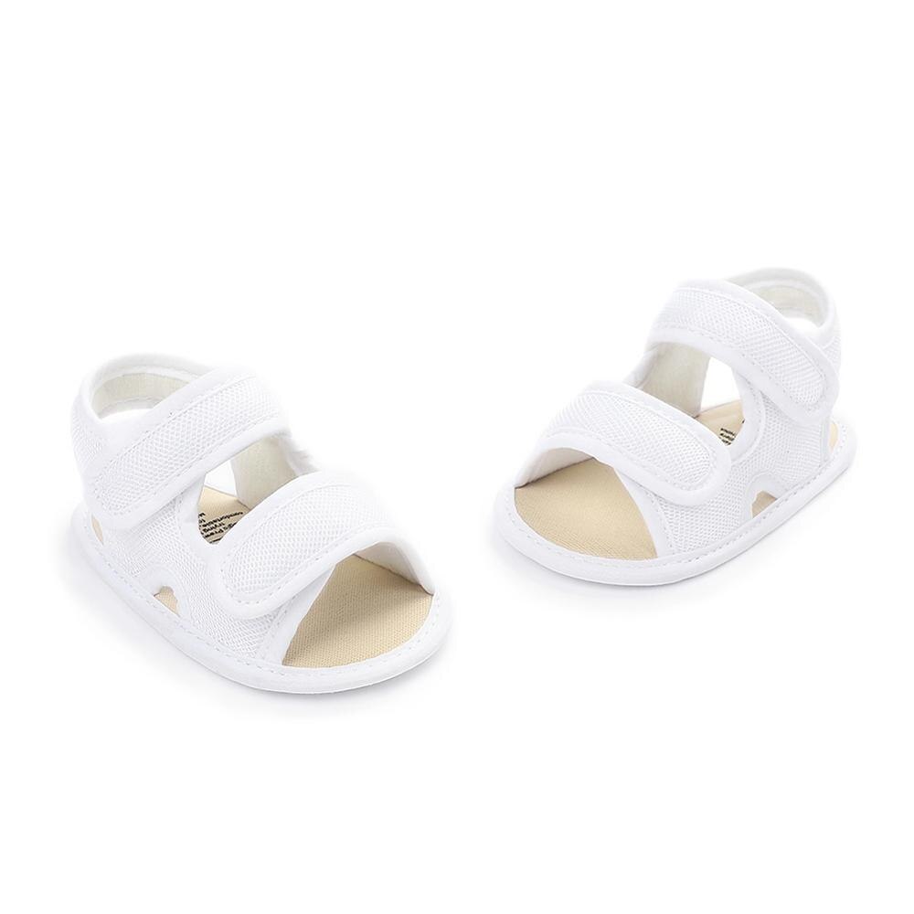 Summer Baby Boys Soild Breathable Anti-Slip Sandals Toddler Soft Soled Shoes: W / 0-6 Months