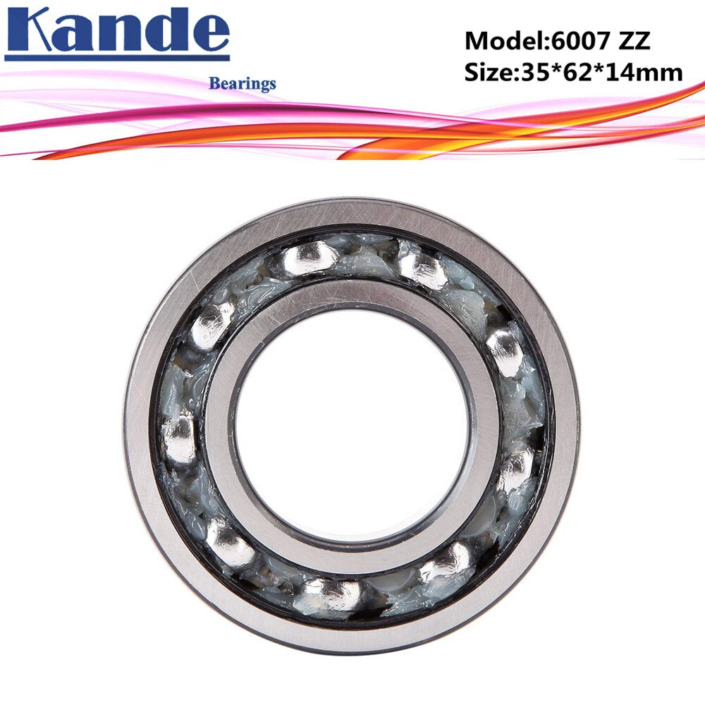 6007zz lager 2 st abec -5 6007 zz enkelradig spårkullager 6007-2z 35 x 62 x 14 mm