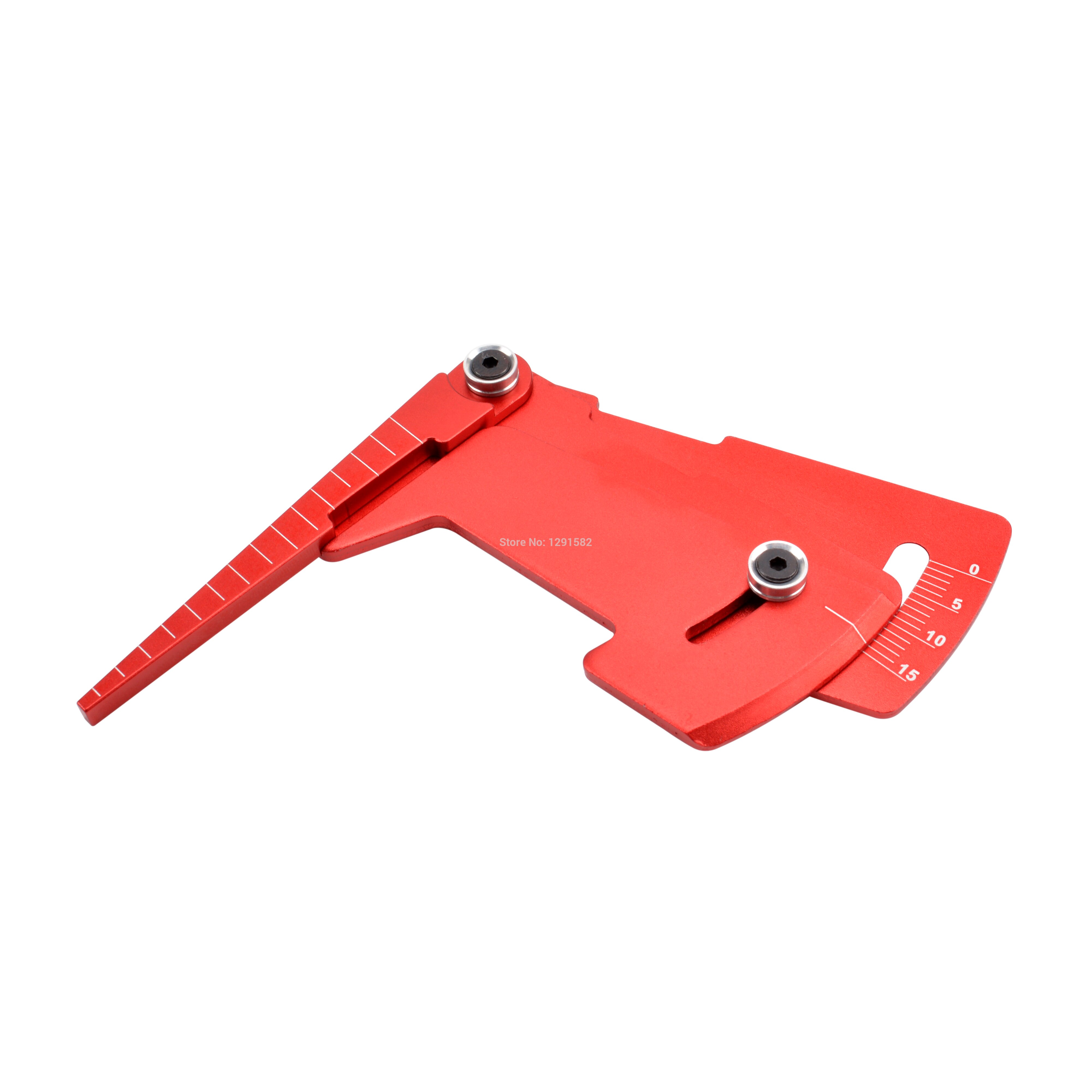 Adjustable Ruler Adjusting RC Car Height & Wheel Rim Camber 15 degrees Hobby Tools CNC For RC Car 1/8 1/10 Tamiya HSP HPI