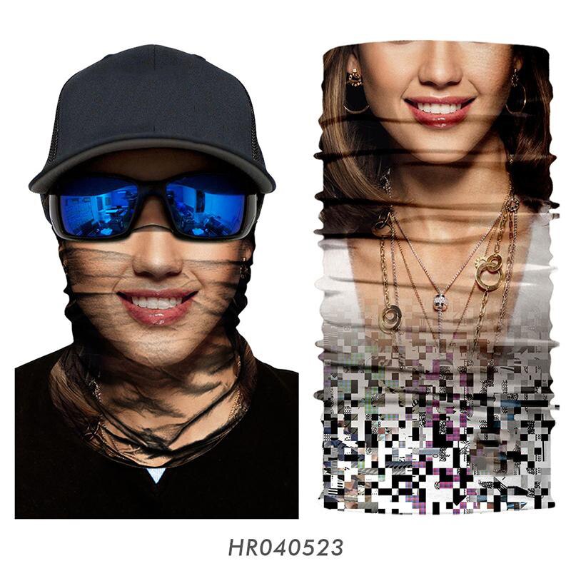 Mascarillas Multicam para Hombre, pañuelo para la cabeza, para caza y pesca, pasamontañas de seda de hielo, Bufanda fina para el cuello, bufandas deportivas: HR040523