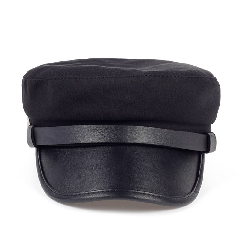 Sombrero hexagonal de estilo moderno para hombre y mujer, gorro Unisex de algodón de Color sólido, Boina de vaquero de , tela de doble capa