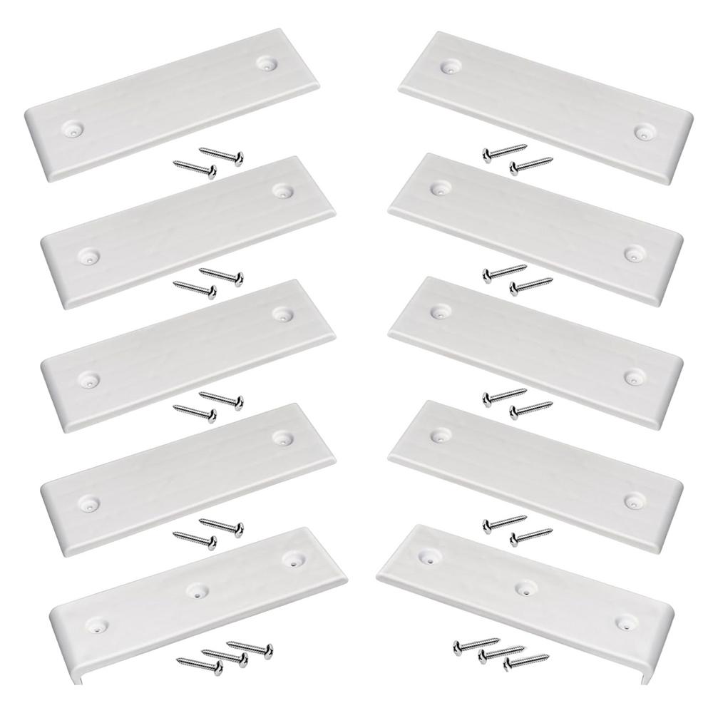 Boat Trailer Bunk Slides 3 X 10 In Boat Trailer Bunk Slicks 10x Heavy Duty Boat Trailer Glide Bunk Enders For Launching: WHITE