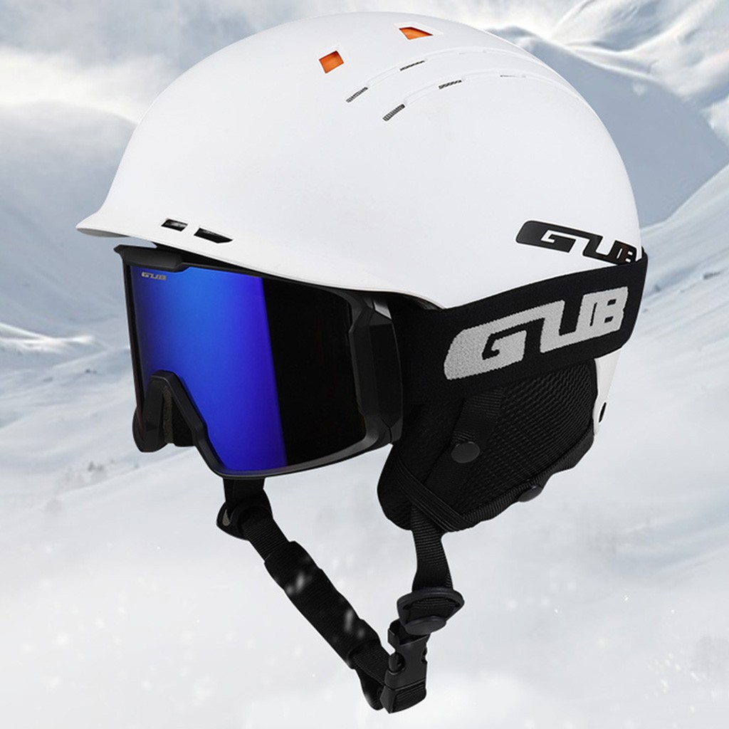 Ski Helm Winter Sneeuw Snowboard Skiën Helm Met Veiligheid Voor Mannen En Vrouwen: WH