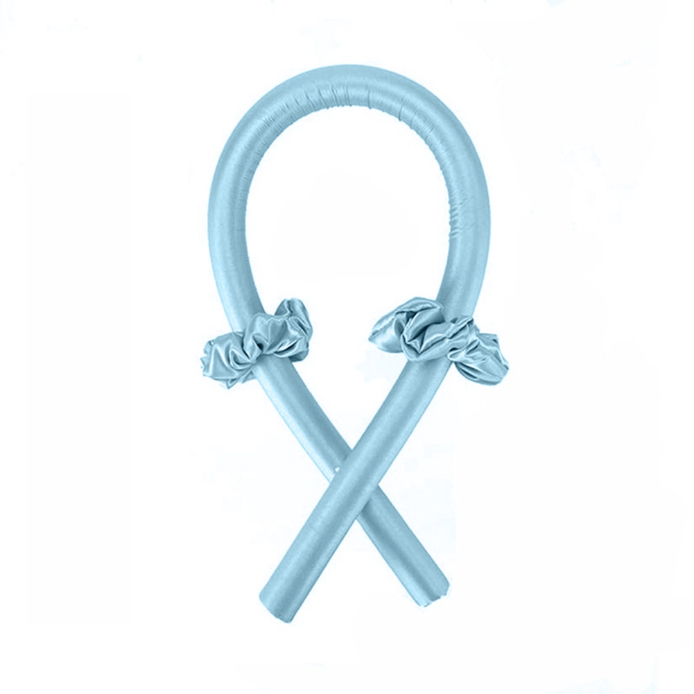 Heatless Curling Rod Headband No Heat Curls Ribbon Hair Roller Soft Shiny Spiral Wave Hair Curlers Sleeping Hairdresser Tool: 11