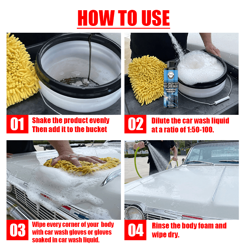 Mousse liquide de nettoyage de voiture, 100ml, grande capacité, haute Concentration, Super mousse, liquide de lavage de voiture, fournitures de lavage automobile