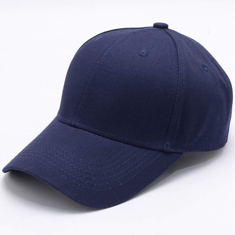Simple gorro de algodón para papá gorra de béisbol de los hombres casuales de verano gorra de mujer 6 Panel Marina Rosa gris blanco negro vino rojo Beige