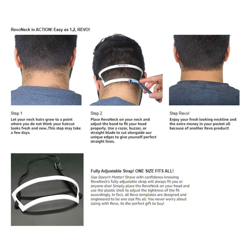 cou forme cou dos forme garniture règle hommes façonnage des cheveux modèle outil de coiffure cou dos forme cou coupe règle