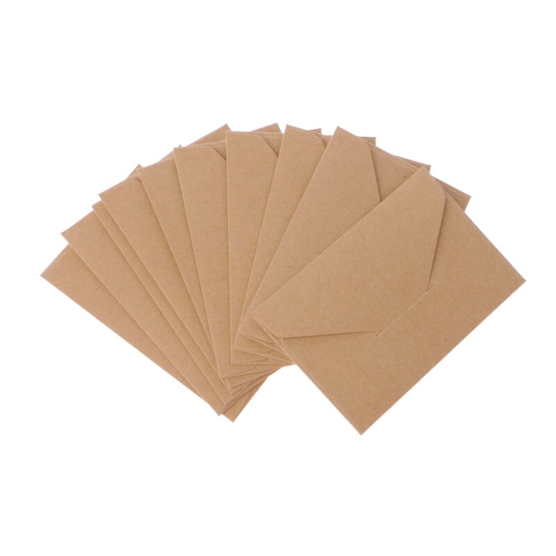 50 Stks/partij Ambachtelijke Papier Enveloppen Vintage Europese Stijl Envelop Voor Kaart Scrapbooking