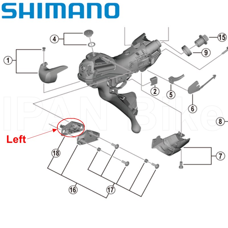 Silikon Abdeckung Für Shimano Ultegra 105 ST6700 - Hochleistungs Schalthebel Schoner