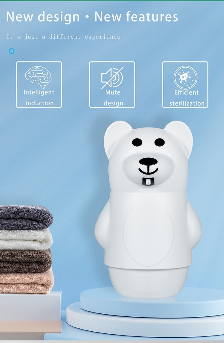 Cartoon Automatic Sensor Touch Free Soap Dispenser Children Automatic Lotion Pump For Kitchen Bathroom Liquid Soap Dispenser