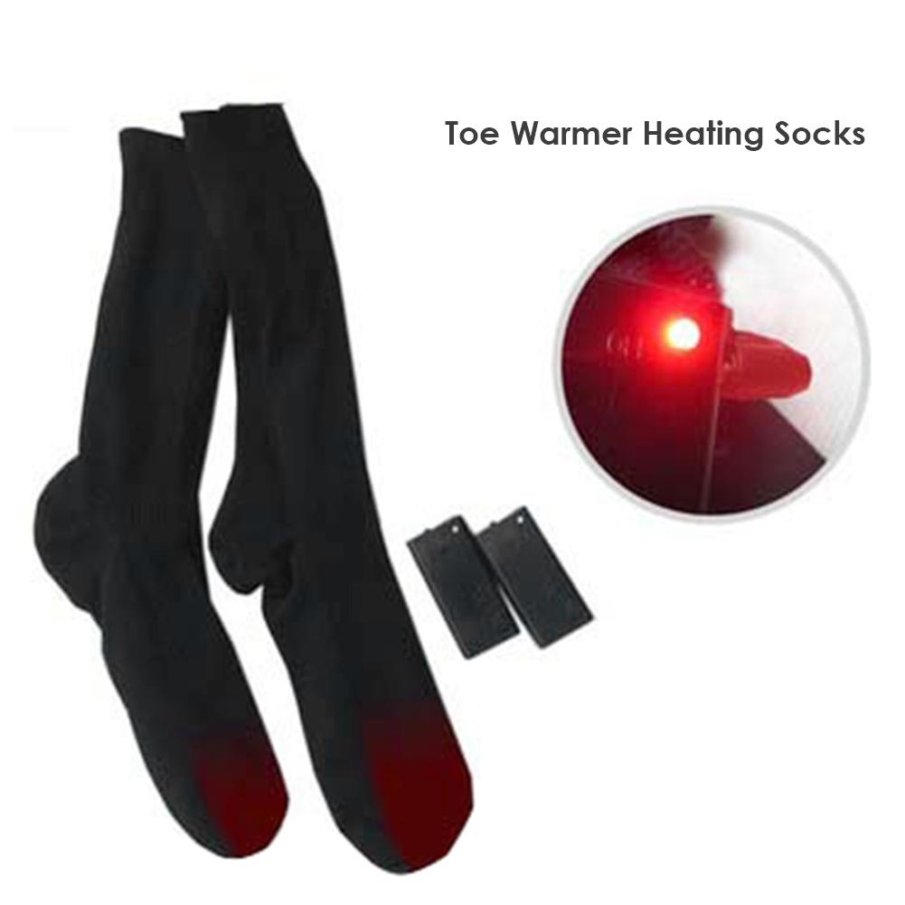 Calcetines deportivos resistentes al desgaste, calientes, eléctricos, recargables, para deportes de esquí al aire libre,