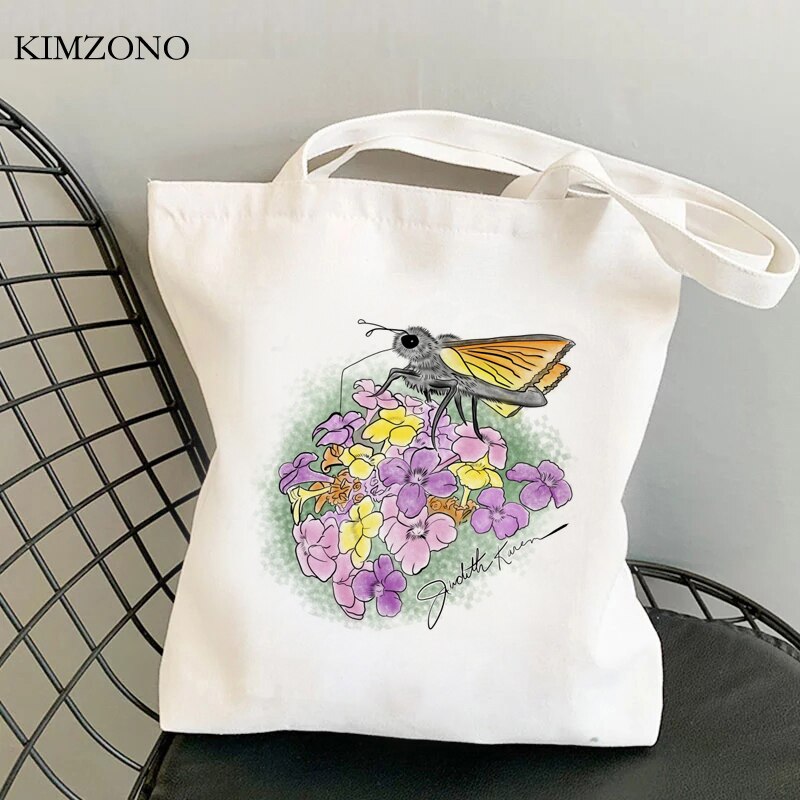 Butterfly shopping bag jute bag grocery reusable bolsas de tela eco bolsa bag cloth bolsas reutilizables jute foldable custom: 29924