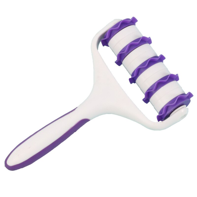 1 st plast dragnät pizzakniv hjul pasta galler rullskärare deg kex paj kök bakverktyg fräs tillbehör