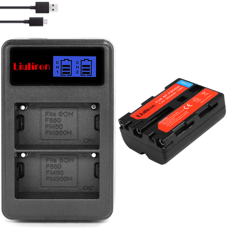 4x Bateria NP-FM500H NP FM500H Battery for Sony Alpha A58 A57 A65 A77 A99 A900 A700 A580 A560 A550 A850 accessories: charger and 1battery