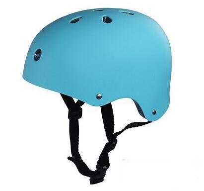 Safety Helmet Adult Child Bicycle Cycle Bike Scooter BMX Skateboard Skate Stunt Bomber Cycling Helmet: Blue / S 49-53cm