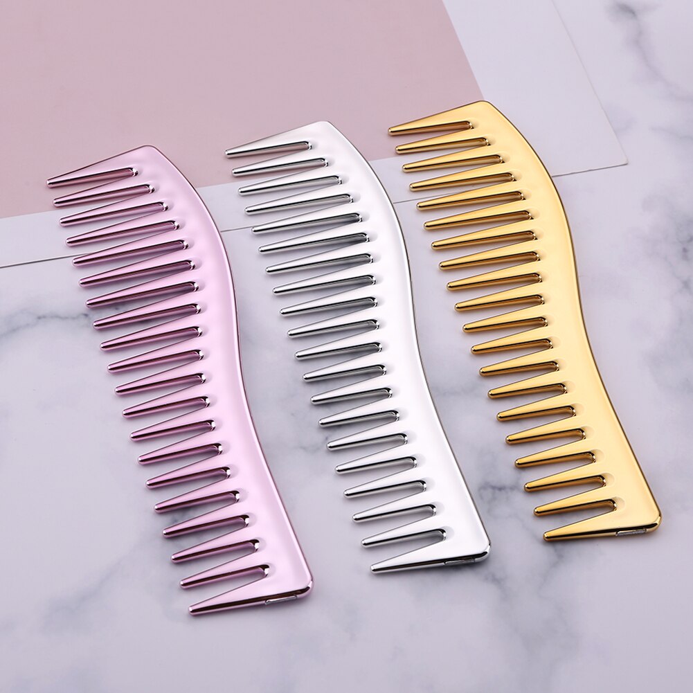1Pc Kappers Kam Hair Styling Hand Grip Kam Kapsalon Gereedschap Multicolor Kappers Grove Kammen Haarverzorging Styling