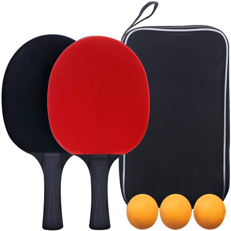 Table Ball Racket Racket Sports Table Tennis Supplies Table Tennis Rackets Set Of 3 Balls + 1 Pair Of rackets + 1 tennis rack