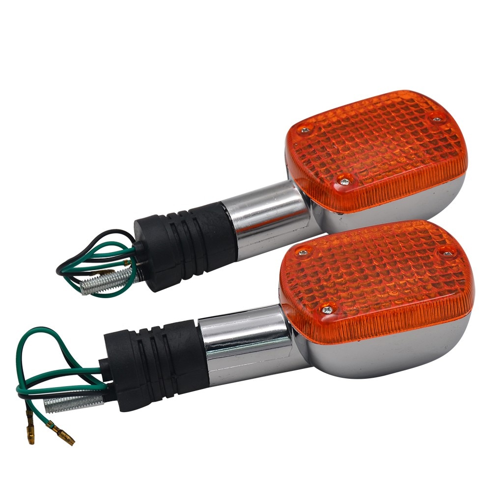 1 Pair Turn Signal Lights Motorcycle Indicators Flowing Flashing for Honda Honda Shadow VTX Steed Rebel Magna 250 400 750: Default Title