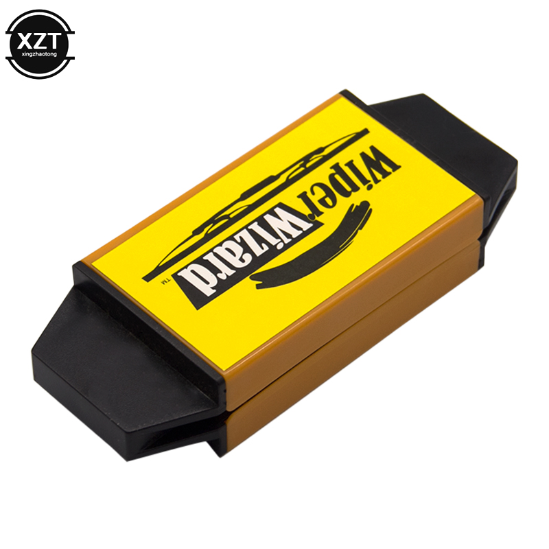 12,5X4,8 cm Auto Wischer Magier Klinge Restaurator mit 5 stücke Magier Tücher Wischer Reinigung Pinsel Lieferwagen Windschutzscheibe reiniger Auto-Styling