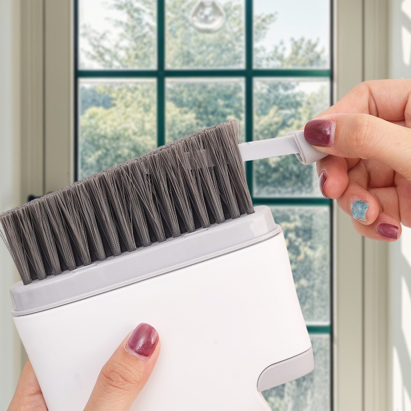 Multifunctional Cleaning Brush Window Frame Door Frame Cleaning Brush Hand-held Crevice Cleaner Resistant Track Cleaning Tools