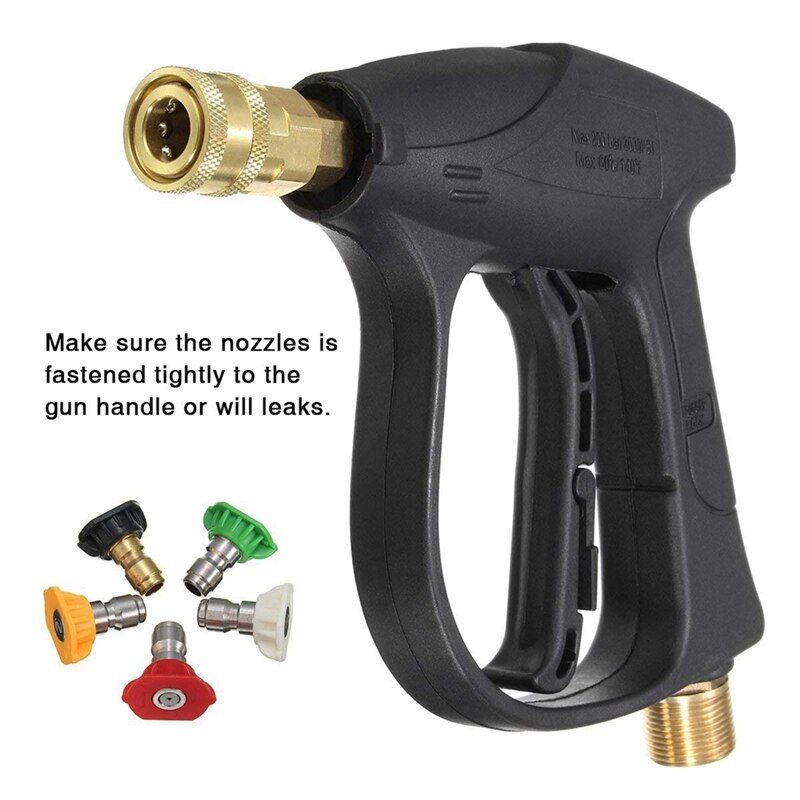 High Pressure Washer Head 3000 PSI Max Car Power Washer Head With 5 Nozzles For Pressure Power Washers