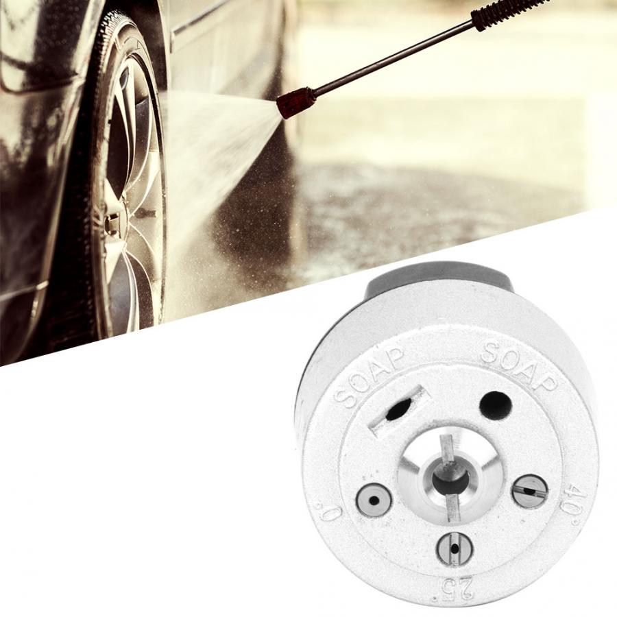 5 In 1 Hogedrukreiniger Nozzle Spray Tip 0 25 40 65 Graden En Zeep 1/4 Inch Snelkoppeling Wasmachine spray Nozzle