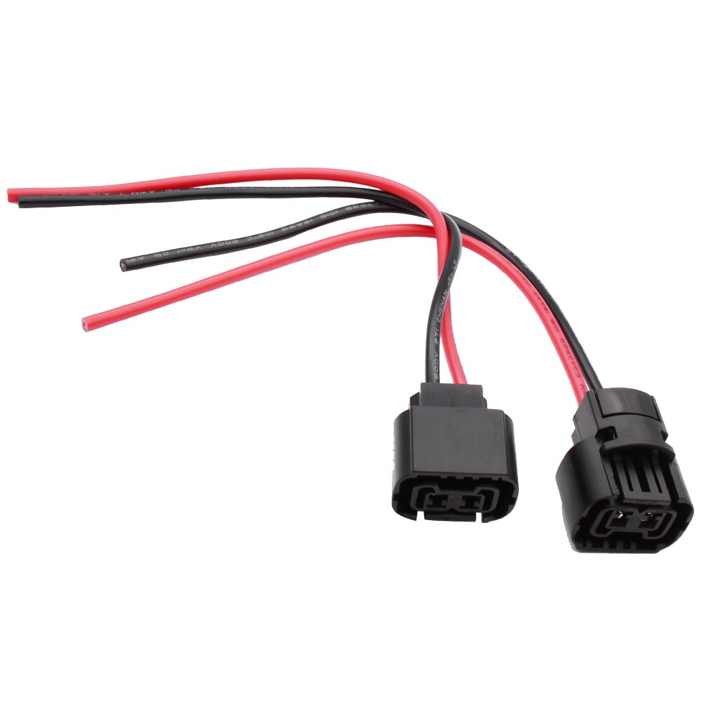 5202 male connector YUNPICAR 2PCS 5202 2504 H16 PS24W Bulbs Female Connector Pigtail Wiring Harnesses For Foglights Daytime Running Lamps/DRL