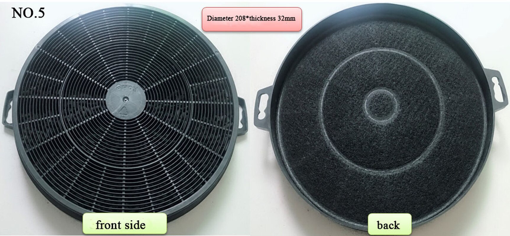 1 pcs range hood filter is used to replace the activated carbon filter of the range hood kitchen restaurant: NO.5