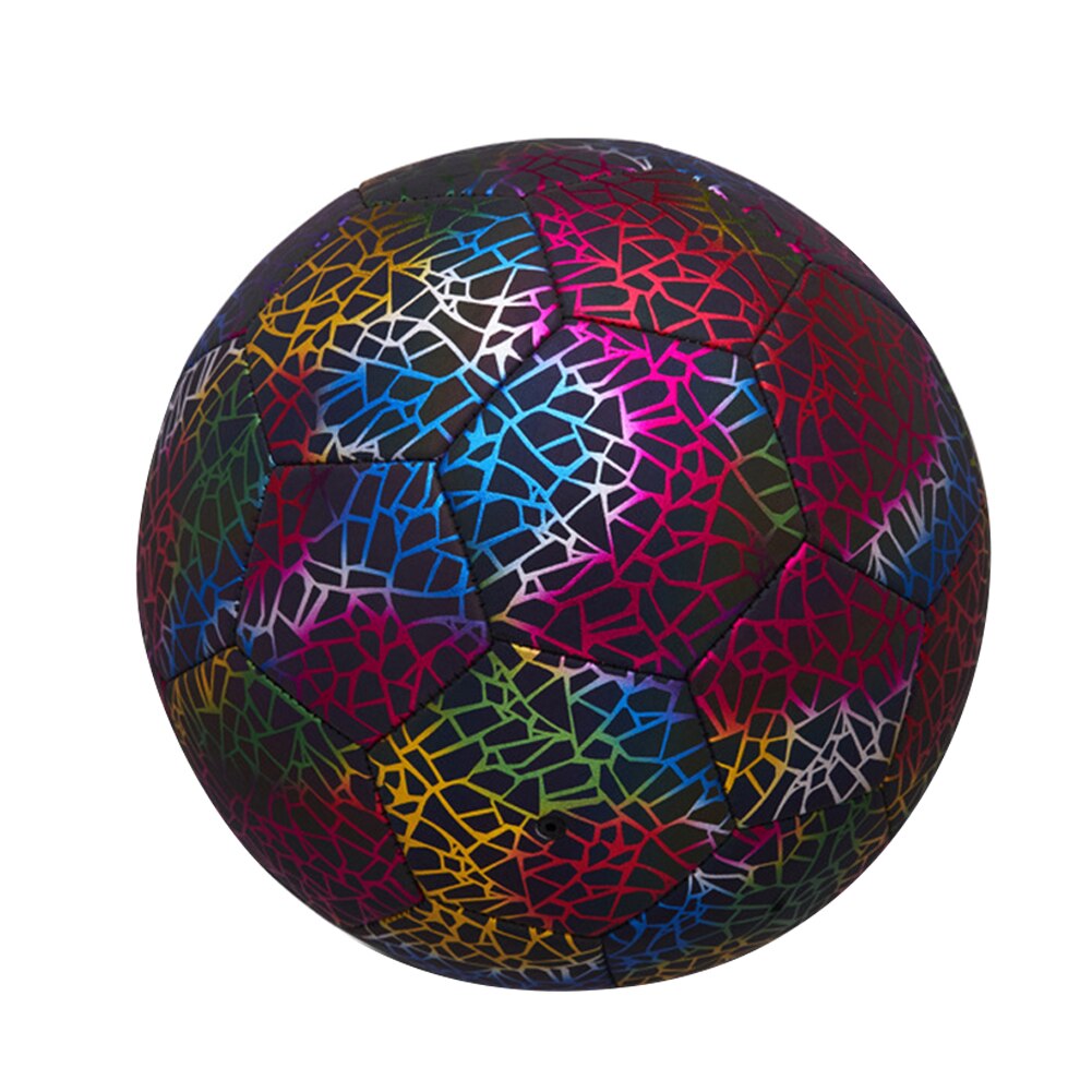 Ballon De Football Réfléchissant, Lumineux, Brille Dans La Nuit, Pour Adultes Et Enfants, Compétition D&#39;entraînement, Accessoire d&#39;Entraînement Pour Étudiants