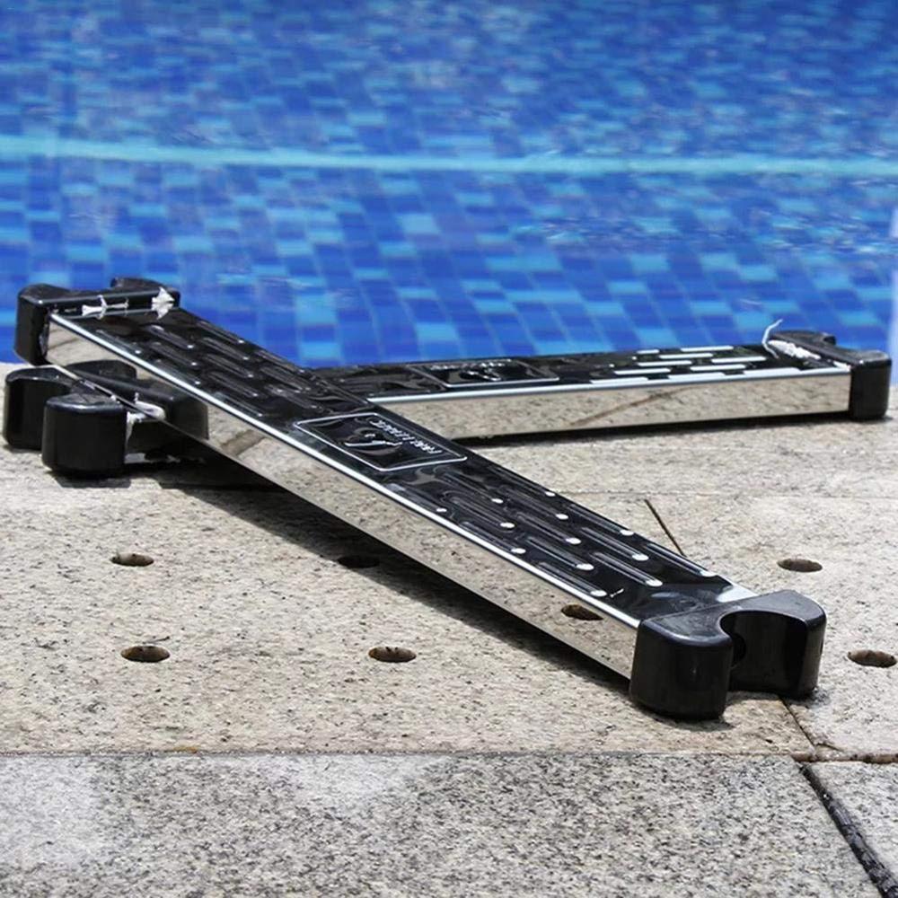 304 acessórios de aço inoxidável da piscina do pedal da escada rolante antiderrapante acessórios da piscina do pedal conveniente