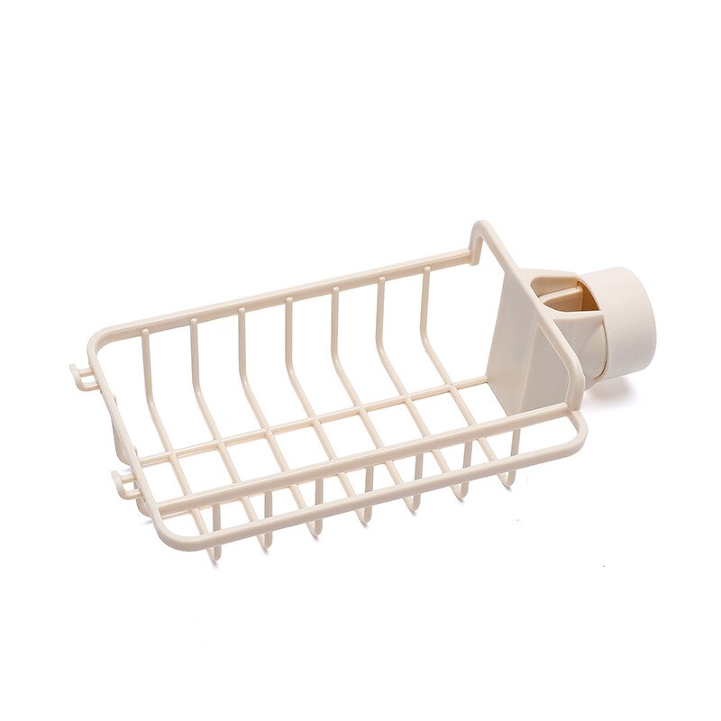 Rvs Kraan Opslag Rekken Verstelbare Sink Rag Spons Afdruiprek Keuken Badkamer Zeep Opslag Houders Planken: 7