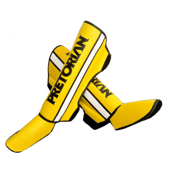 1 Para MMA PRETORIAN Schienbeinschoner Muay thailändisch Sanda Muay thailändisch trete Boxen Gamaschen Pretorian Schienbeinschoner Knöchel Schutz