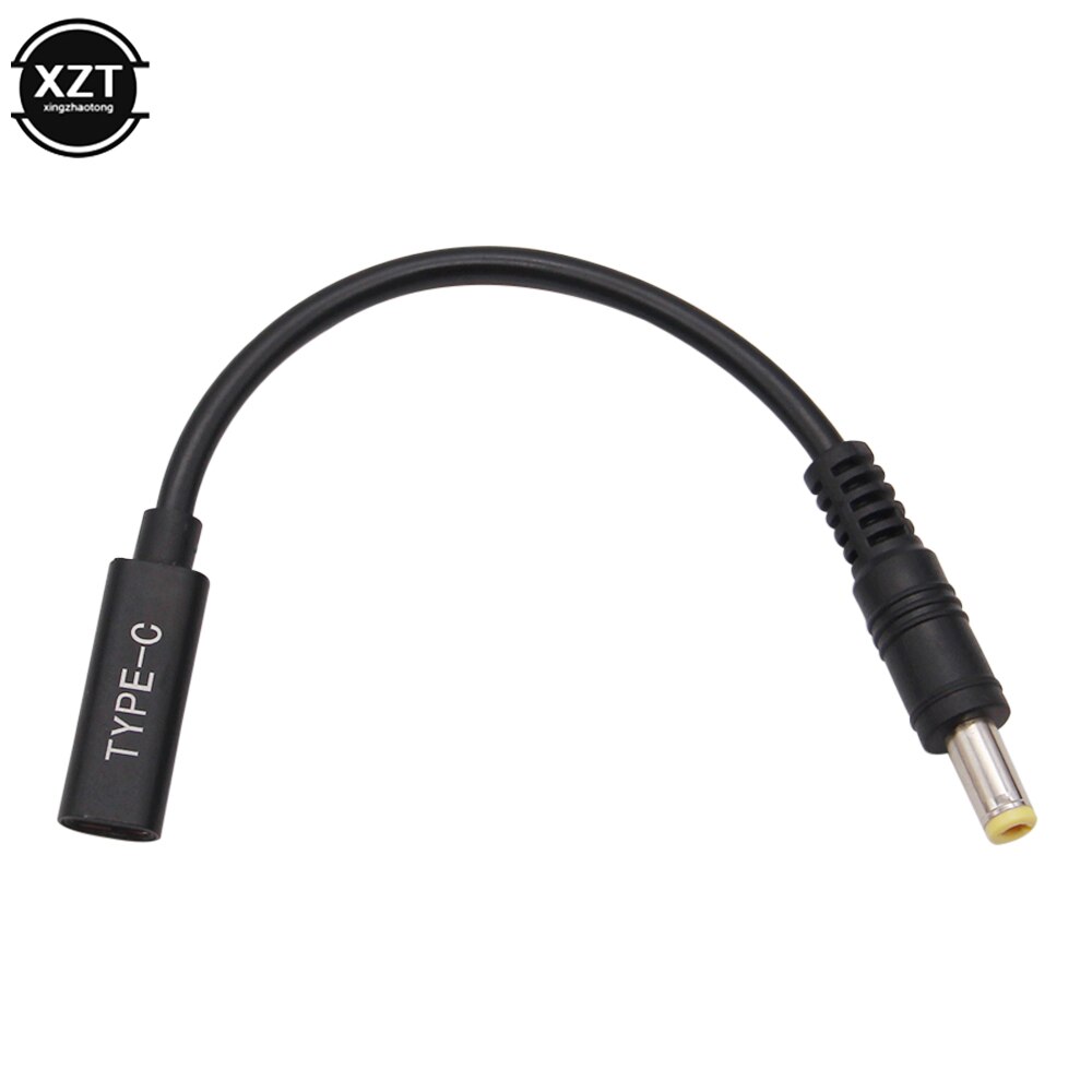 Usb 3.1 Type C Usb Vrouw Naar Dc 5.5*2.5 Mm 5.5*2.1 Male Oplader Adapter Connector adapter Voor Lenovo Asus Hp Dell Pd