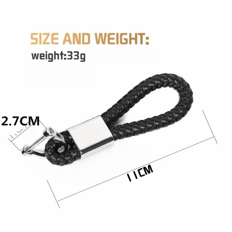 LLavero de cuerda trenzada de cuero para coche, llavero con insignia de Volvo, , adornos para hombres y mujeres, accesorios para coche, 1 ud.