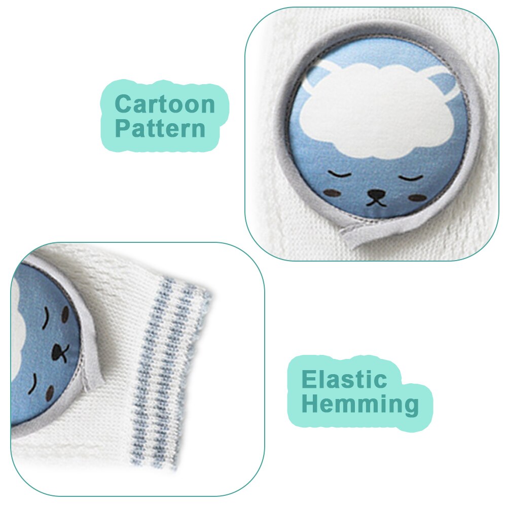 1 par rodilleras bebé Unisex elasticidad algodón suave y transpirable arrastrándose rodilleras rodilla almohadillas protectores para niños niñas