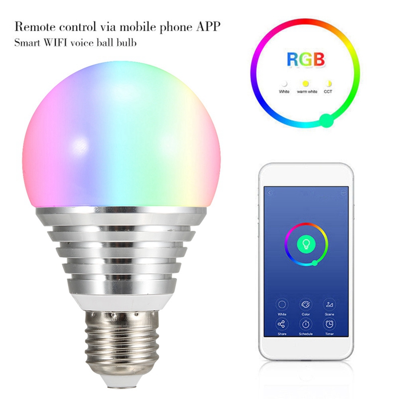 RGB Wifi Slimme Lamp Mobiele Telefoon APP Afstandsbediening Lamp Lamp