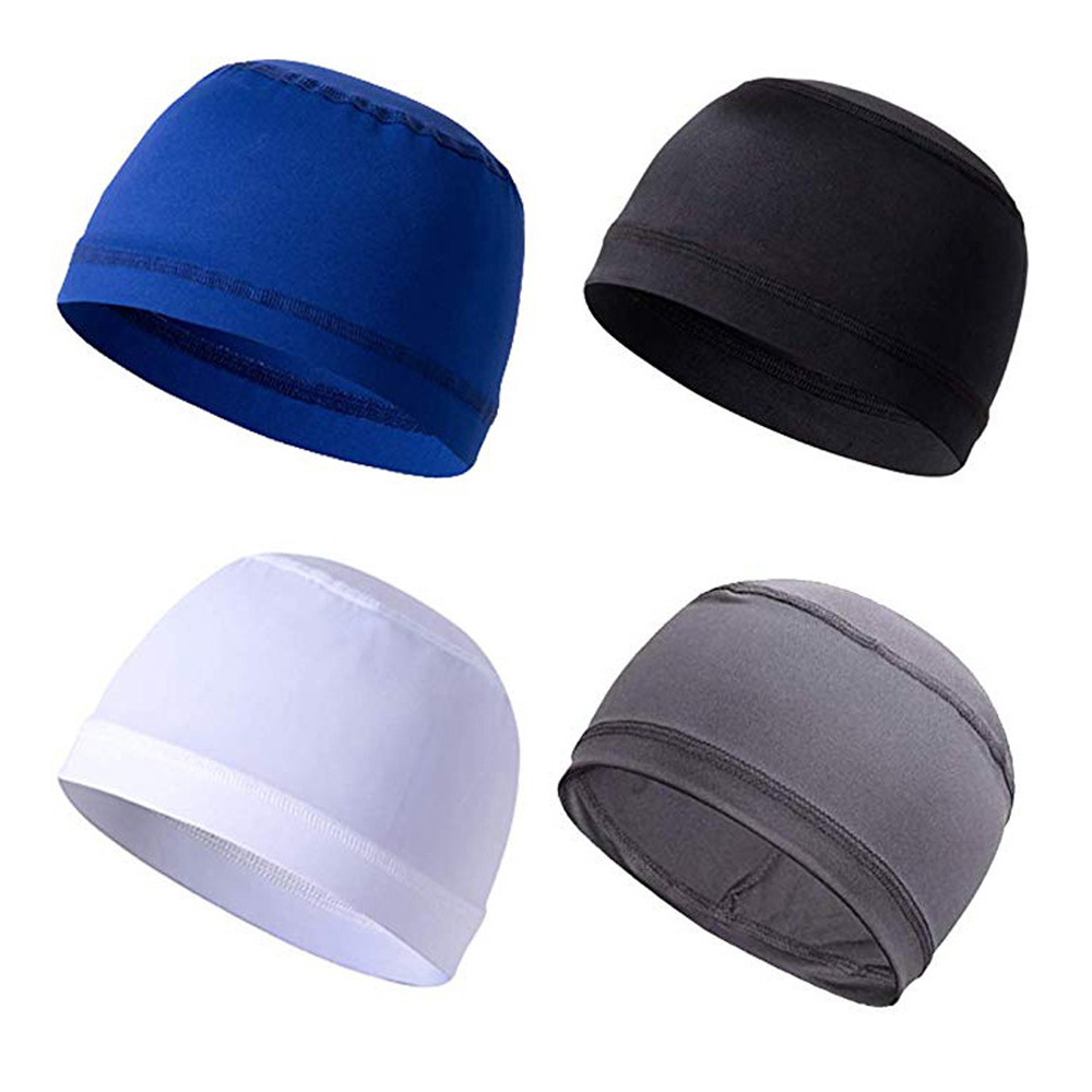Quick Dry Breathable Helmet Cycling Cap Skull Hat Anti-Sweat Sports Hat MTC Bike Riding Bicycle Cycling Hat Unisex Inner Cap