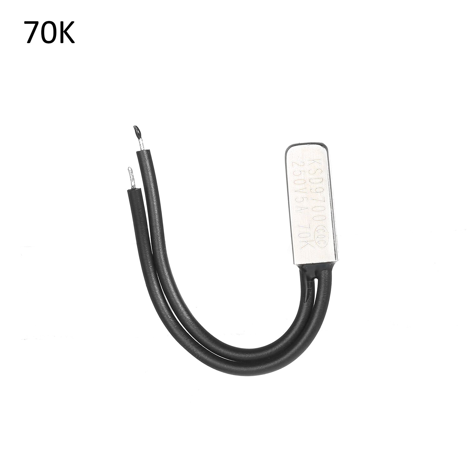 5pcs KSD9700 N.O Temperature Switch Normally Opened Thermal Switch Thermostat Thermal Protector Pack of 5pcs Heat Protector: 70 Celsius