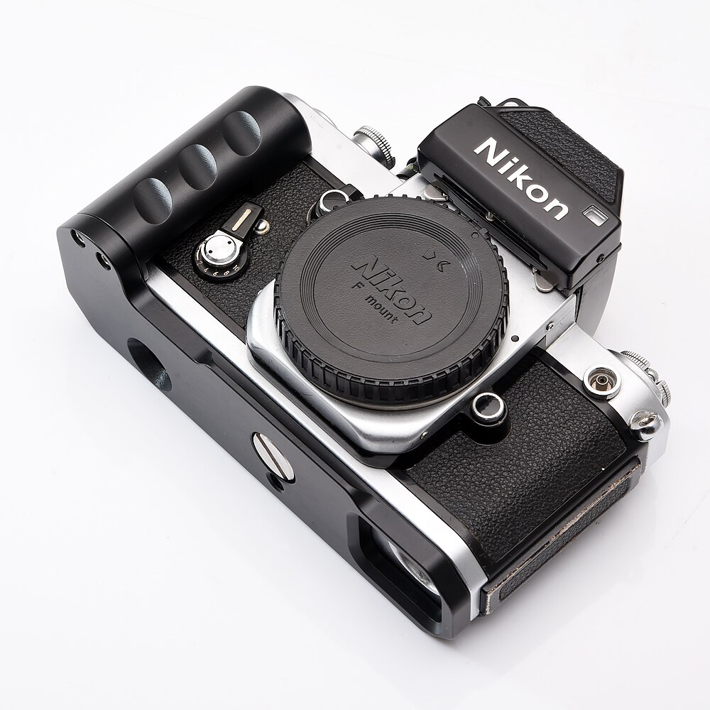 Quick Release Plaat Base Grip Handvat Voor Nikon F2 Camera Fit Arca Swiss Balhoofd