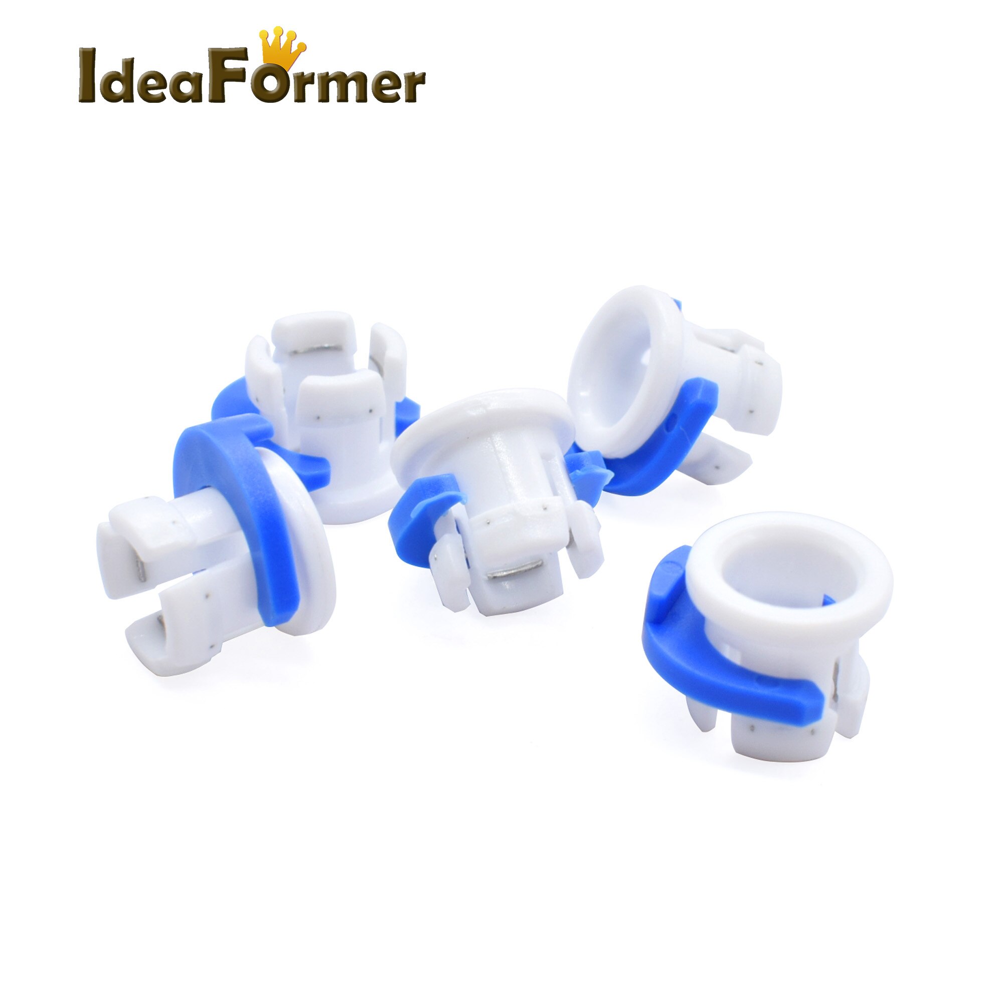 10Pcs Ultimaker 2 UM2 Connector Bore 6mm PTFE tube Coupling Collet and Clamp Clip Set 3D Printer parts for 3.0mm filament.