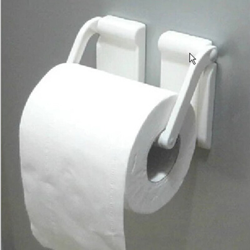 Multifunctionele Wall mounted Toiletrolhouder Keuken Papieren Handdoek Opbergdoos Plastic Wrap Roll Rack Badkamer Accessoires