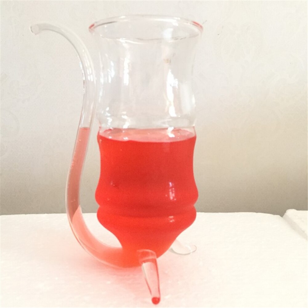 Screw Spiral Straw Molecular Cocktail Glass Bar Party Wine Glass Martini Champagne Glass Wine Glass Charm for Home Bar: B