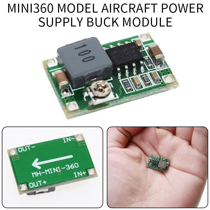 1/ 5/10 stk 3a mini dc-dc step down konverter volt regulator 5v-23v to 3.3v 6v 9v 12v 340 khz