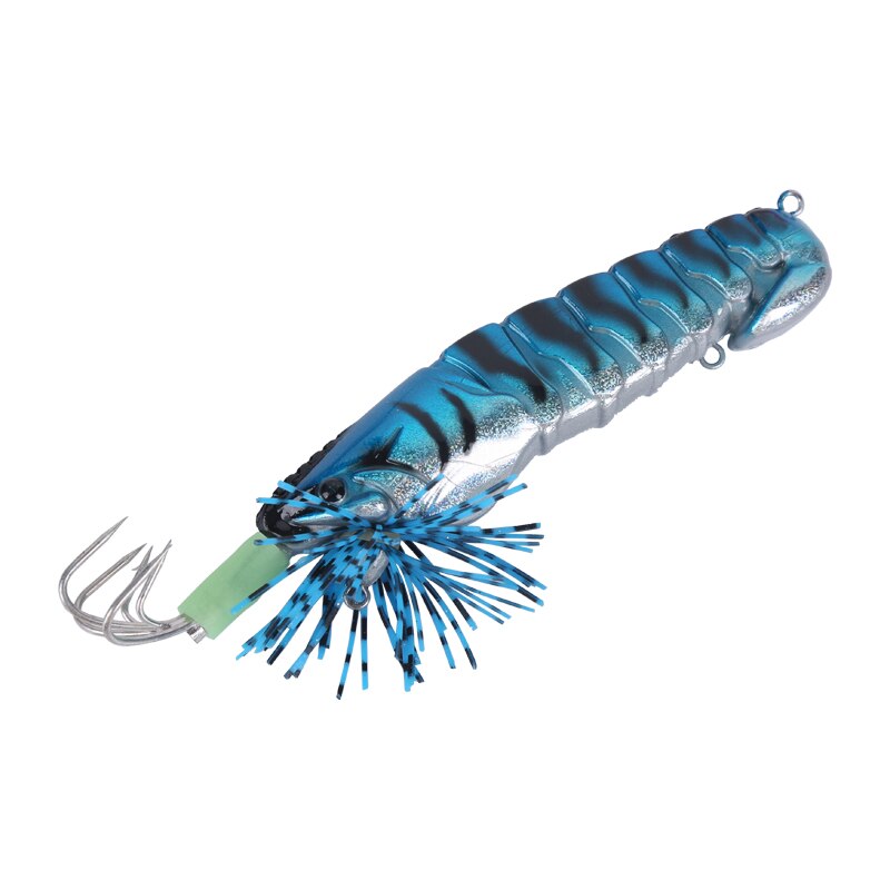 FSDZSO appât de calmar crochet de calmar leurres de crevettes en bois gabarits appât de seiche Simulation réaliste Silicone poulpe appât pêche: YELLOW