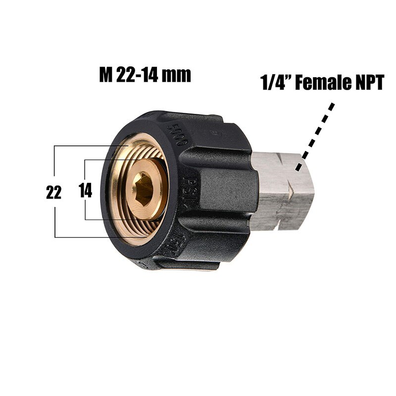 Forney 75140 Kanalisationsdüse – 1/4 Zoll, 4,5 Mm Öffnung, Edelstahl, Bis 4.200 PSI, Für Rohrreinigung
