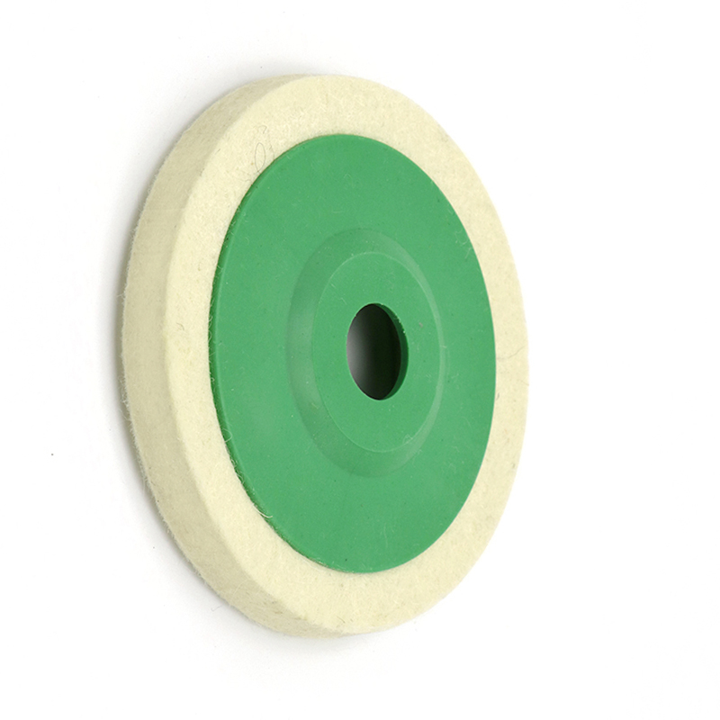 Verwijderen Glas Polijsten Pads 2X5Inch 125Mm Wolvilt Polish Wiel Pad Buffing Polijstschijf Voor Rotary tool
