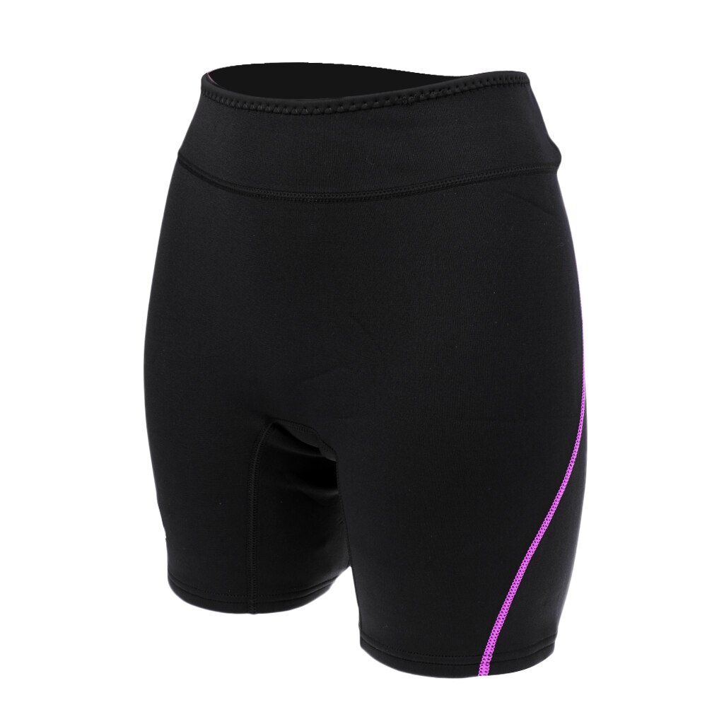 Womens Mens 1.5 Mm Neopreen Wetsuit Shorts Duikpakken Snorkelen Scuba Surf Kano Broek Trunks Badmode Duiken Shorts: Purple for Women M